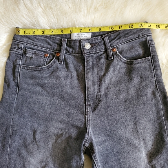 Levi's 721 Altered High Riske Skinny Jeans Size 28 - Picture 11 of 15